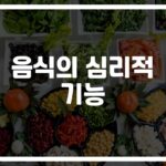 불안할 땐 이런 음식이 필요해… ‘음식의 심리적 기능과 건강’ 알아보기