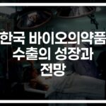 ’46억 달러’ 향해 달리는 K-바이오의약품 수출 실적… 유럽시장서 통했다