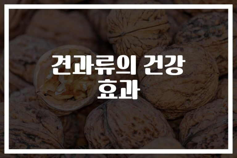 하루 한 줌이면 충분해… ‘견과류의 놀라운 효능’ 직접 체험해보니