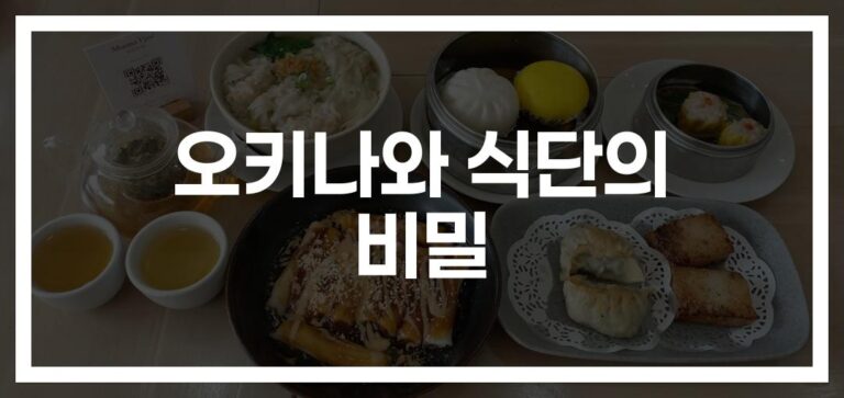 장수의 비밀, ‘오키나와 식단 효과와 건강상 이점’… 현지인의 놀라운 장수 식사법