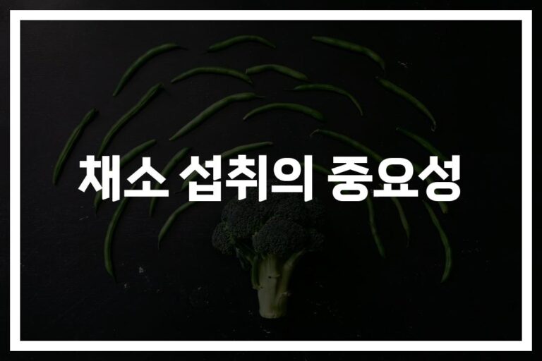 ‘하루 400g이 기준’… 건강한 채소 섭취 권장량 및 요리법