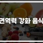 ‘하루 한 끼만 바꿔도 달라져요’… 면역력 강화에 좋은 음식 총정리