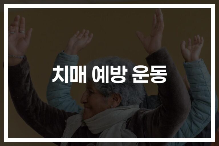 서울시가 검증했다… ‘치매 예방 운동 프로그램’ 12주 참여한 어르신들의 놀라운 변화